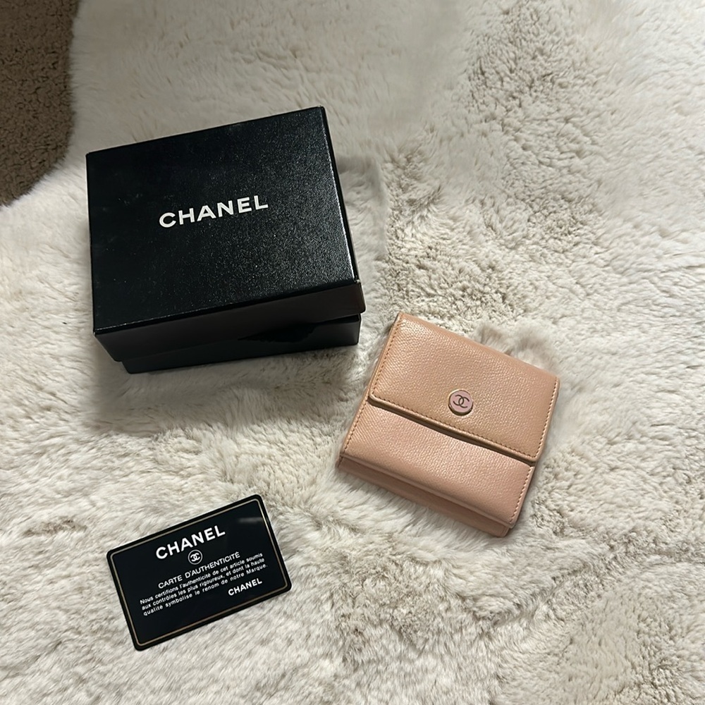 CHANEL Fold Wallet/Double Hook Wallet